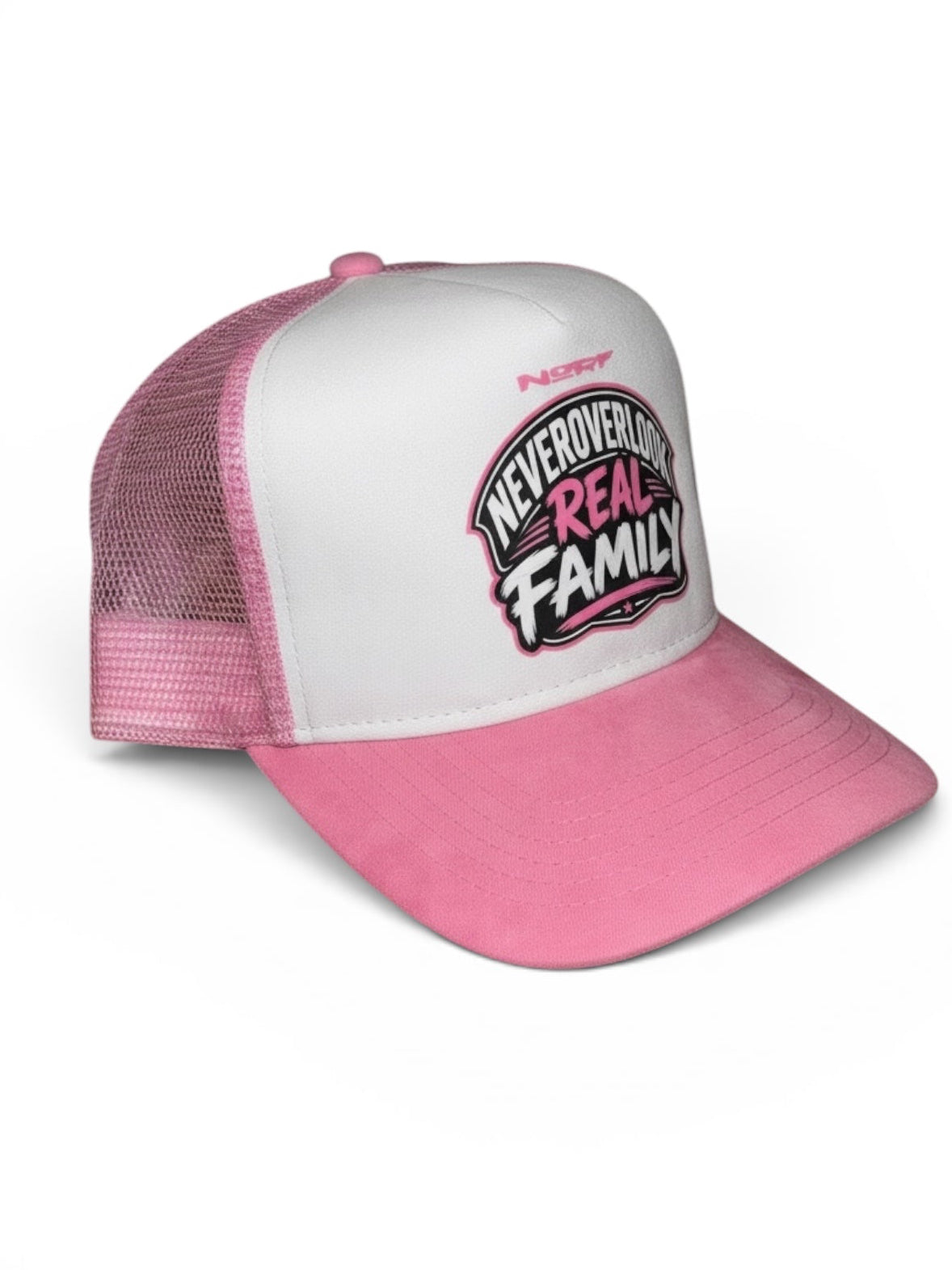 NORFBYPER7ONAL8FEK PINK € WHITE HAT